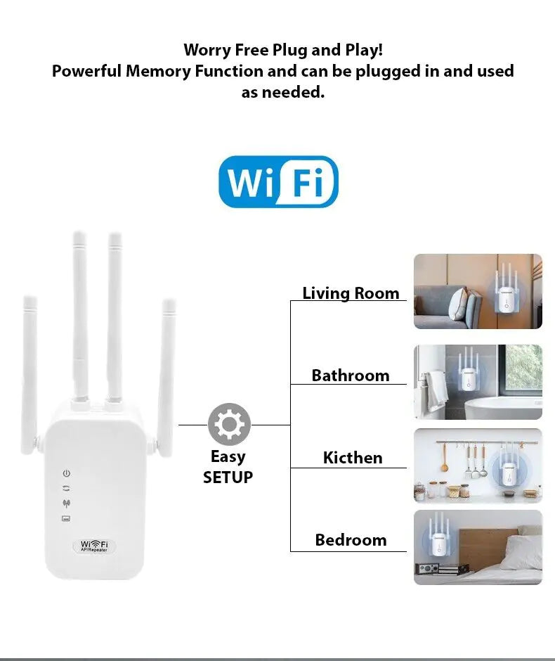 WiFi Signal Amplifier & Router Extender